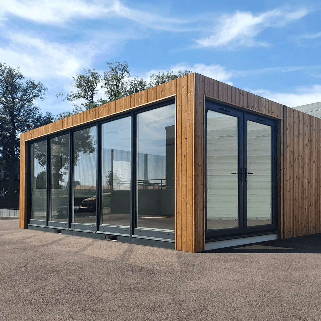 Container Classroom Exterior