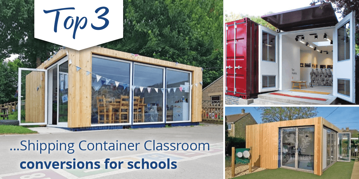 Top 3 Shipping Container Classroom Conversions for Schools