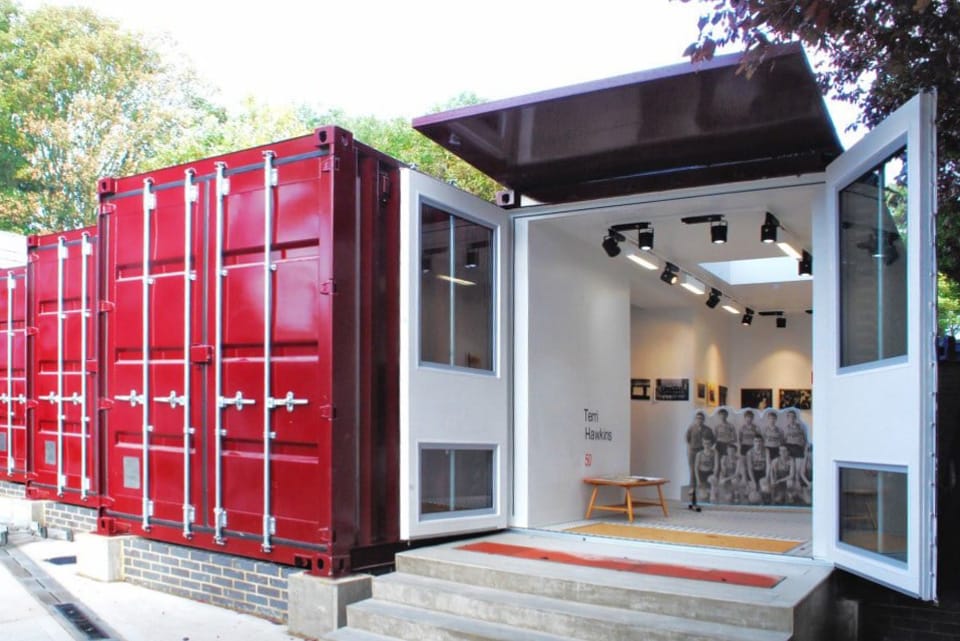 Container Classroom Conversion School Art Show