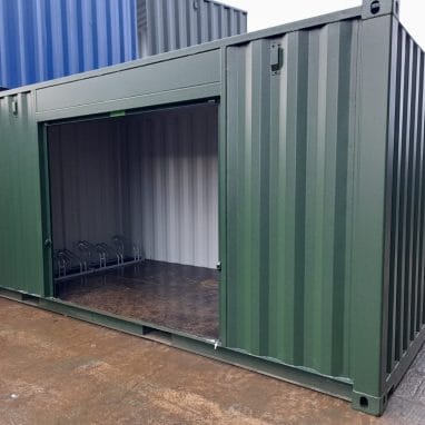 bike storage container exterior